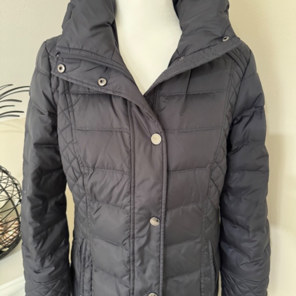 London Fog black puffer coat size small - Picture 2 of 14
